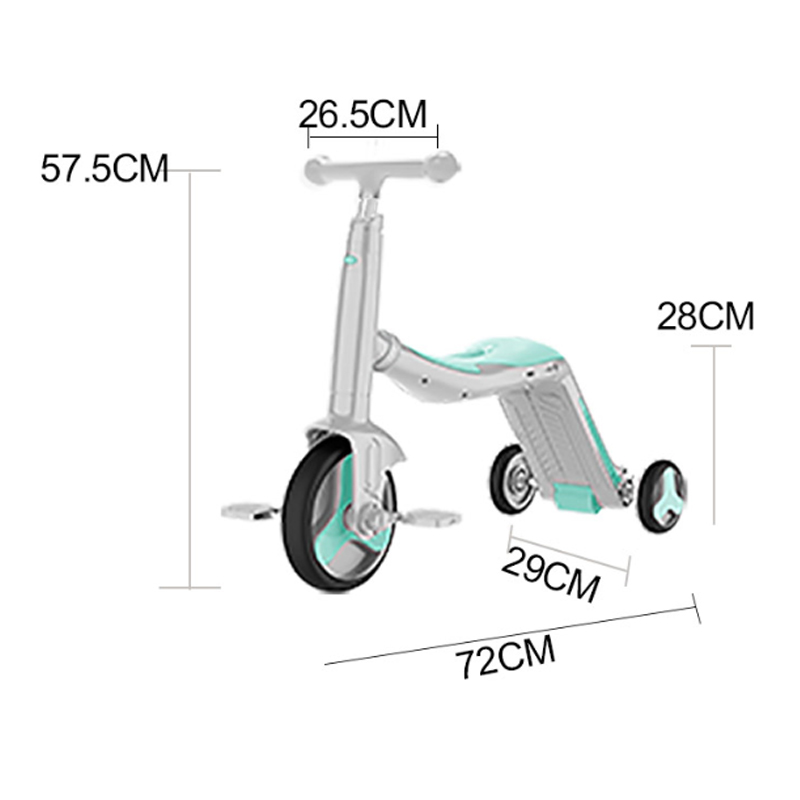 FL-868 Monopattino per bambini 3 in 1